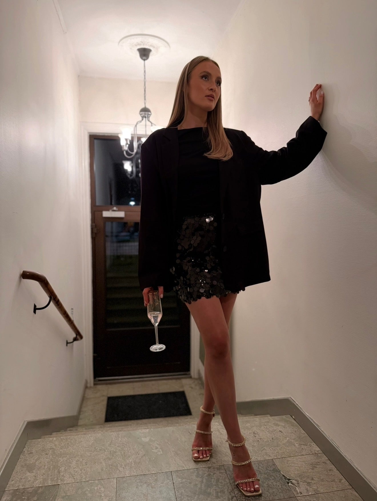 PCMALOU Mini Skirt - Black